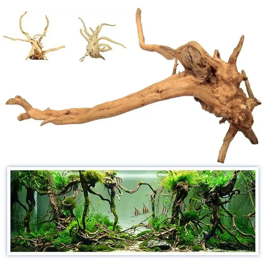 Fish Tank Wood Decoration