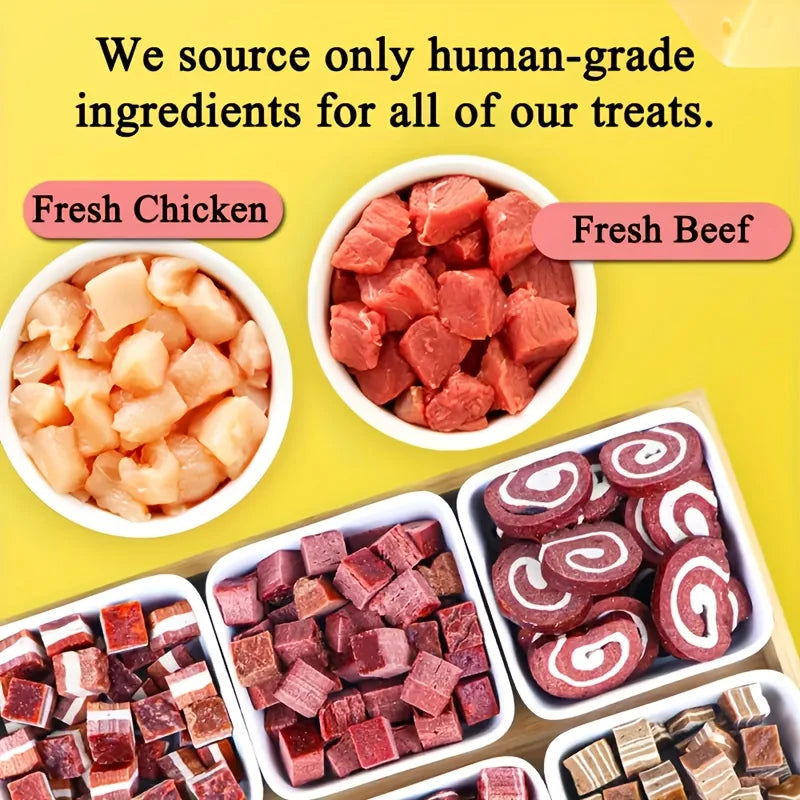 Beef & Meat Cubes Dog Treats