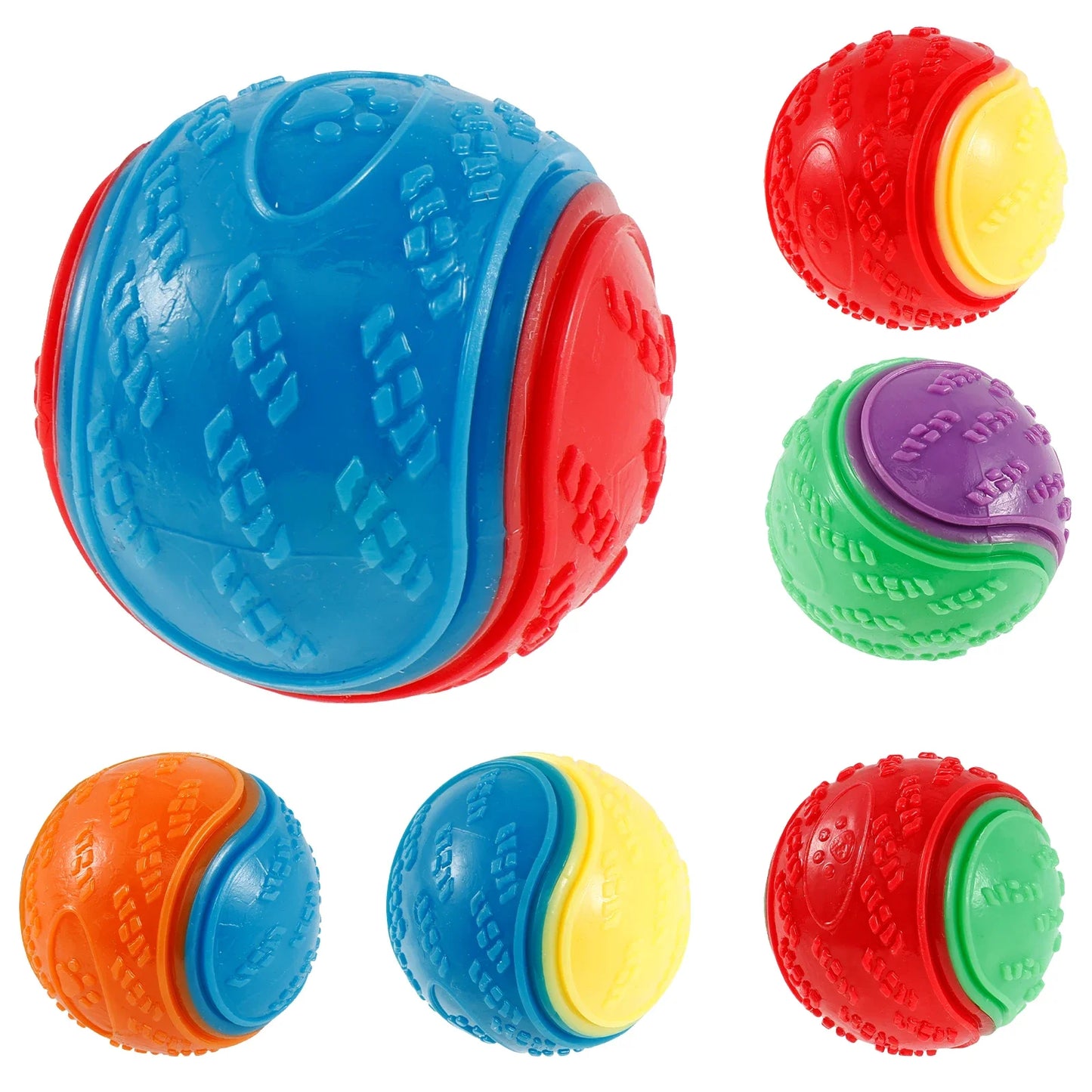 Squeaky Balls Chew Toys