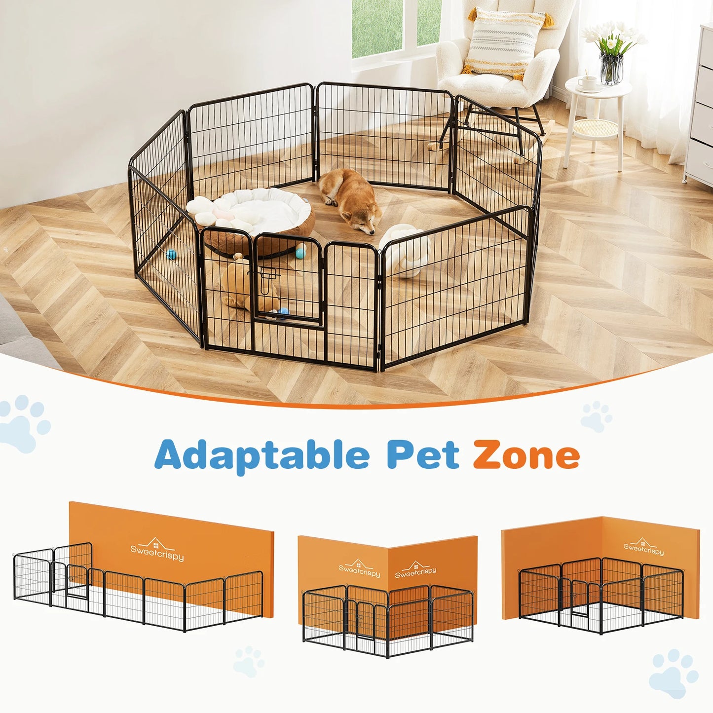 Indoor/Outdoor Playpen Fence