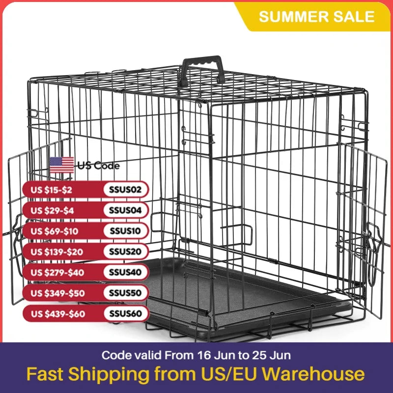Metal Wire Dog Cage