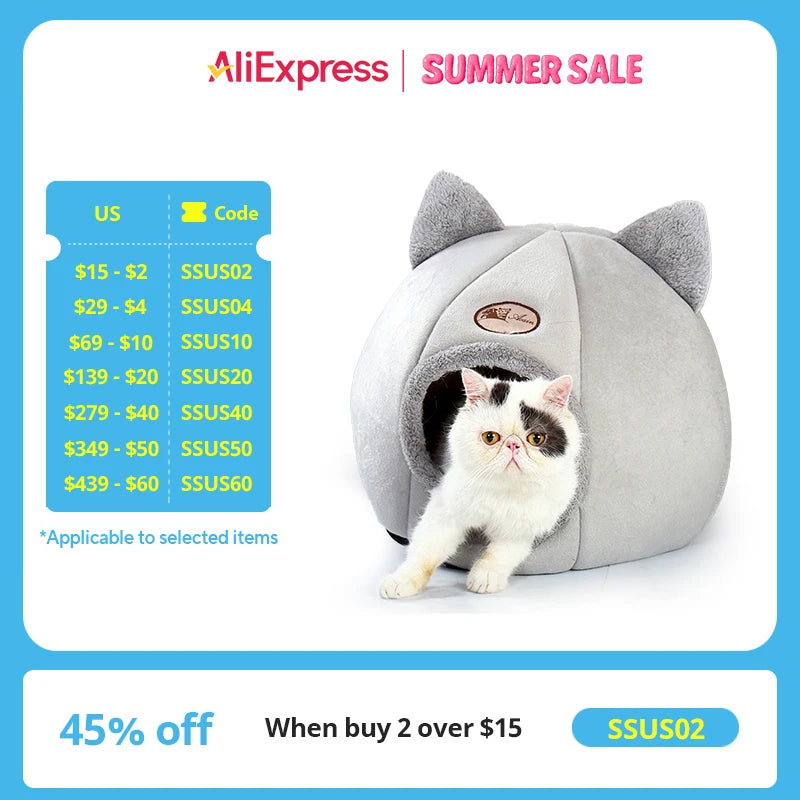 Pet Bed - with cat ears