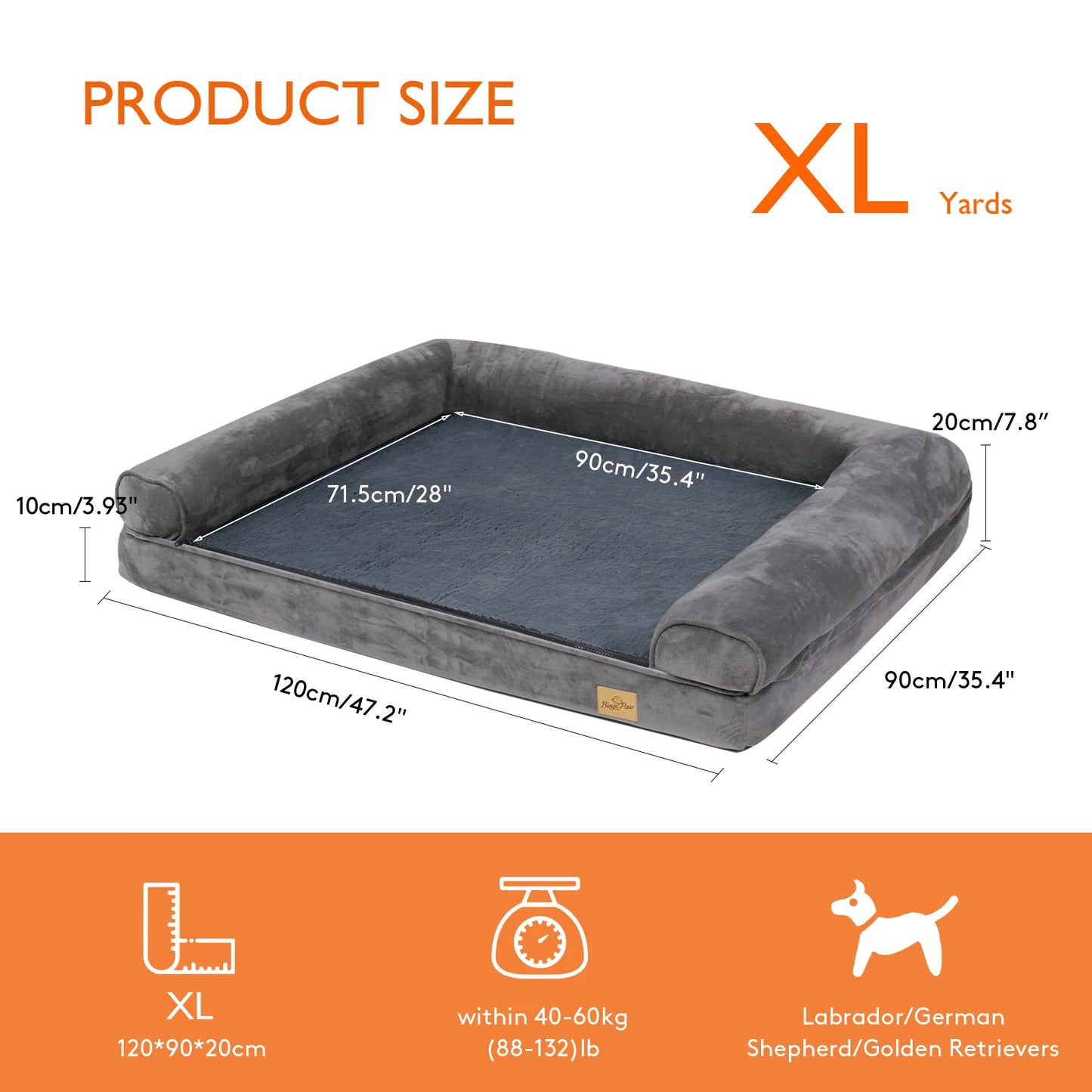 Extra Large Dog Bed Couch