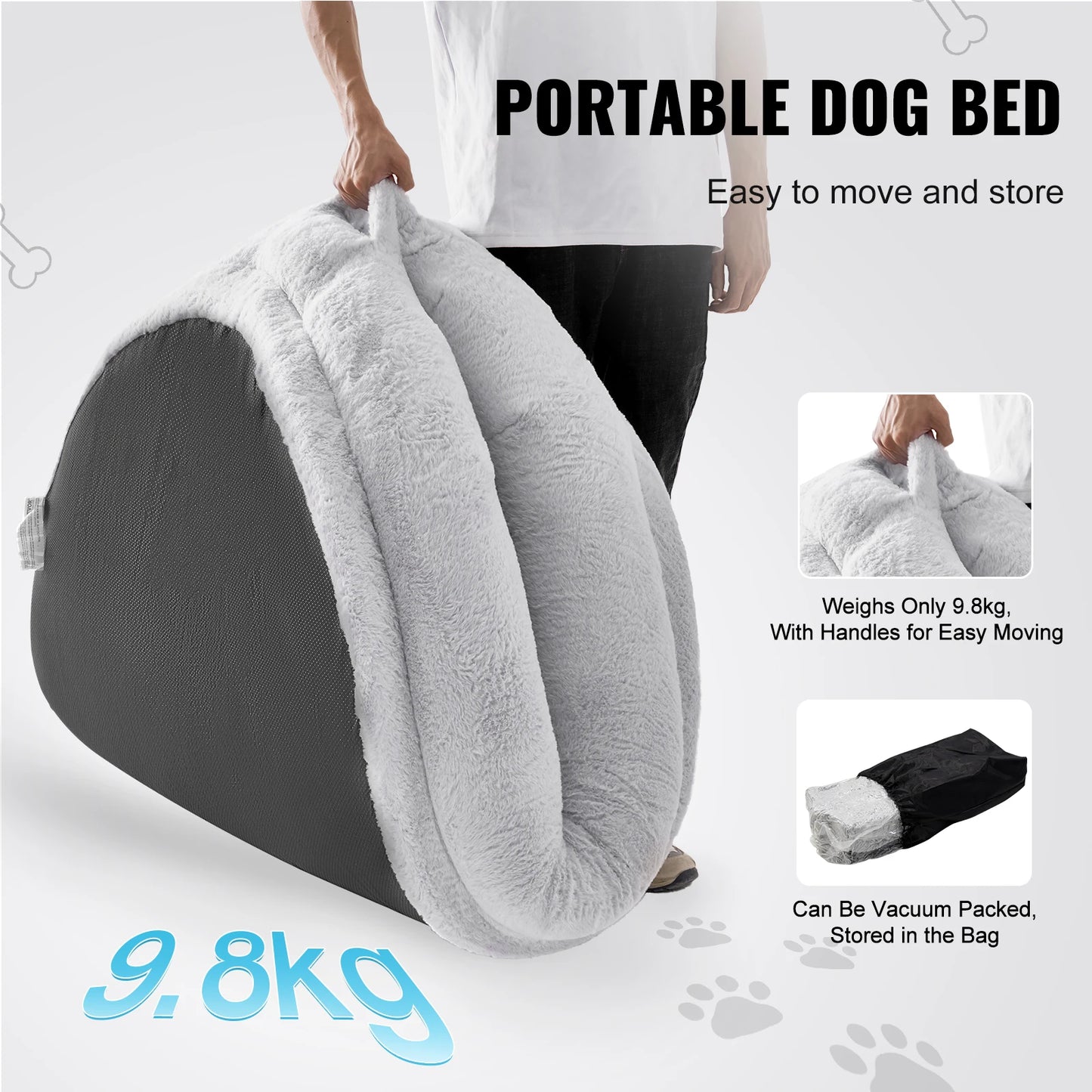 Large Dog Bed - Orthopedic Foam