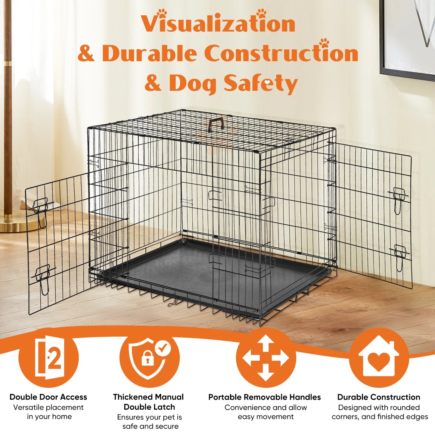 Metal Wire Dog Cage