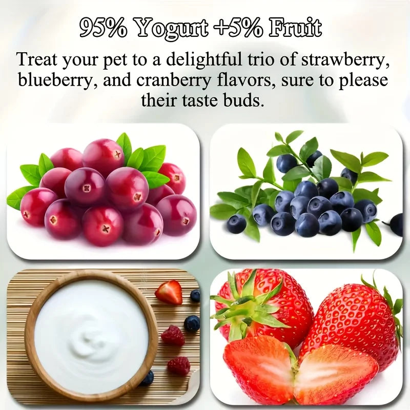 Fruit Yogurt Cubes Dog Treats