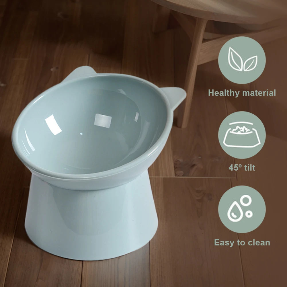 Tilted Elevated Cat Bowl