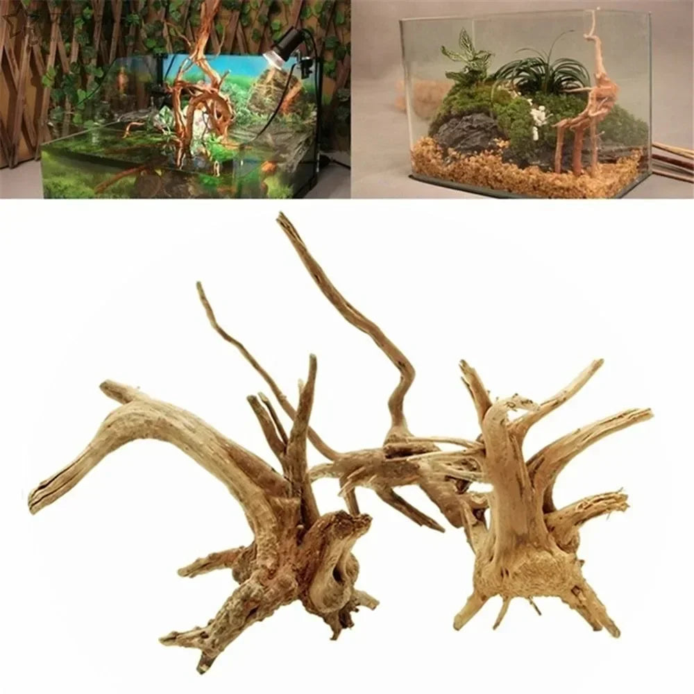 Fish Tank Wood Decoration