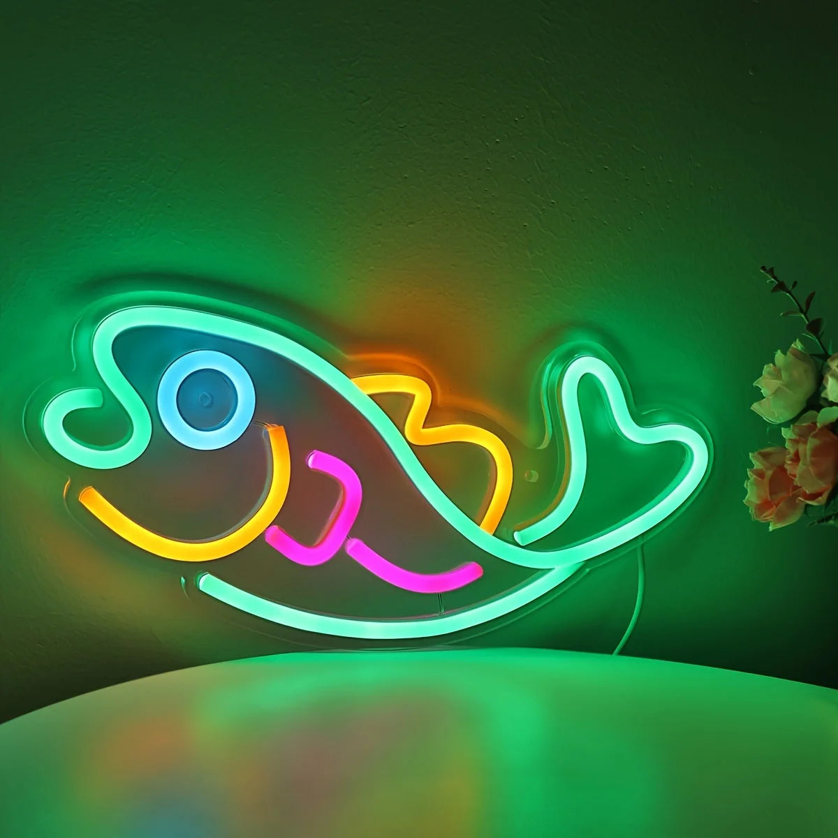 Fish Wall Neon Light