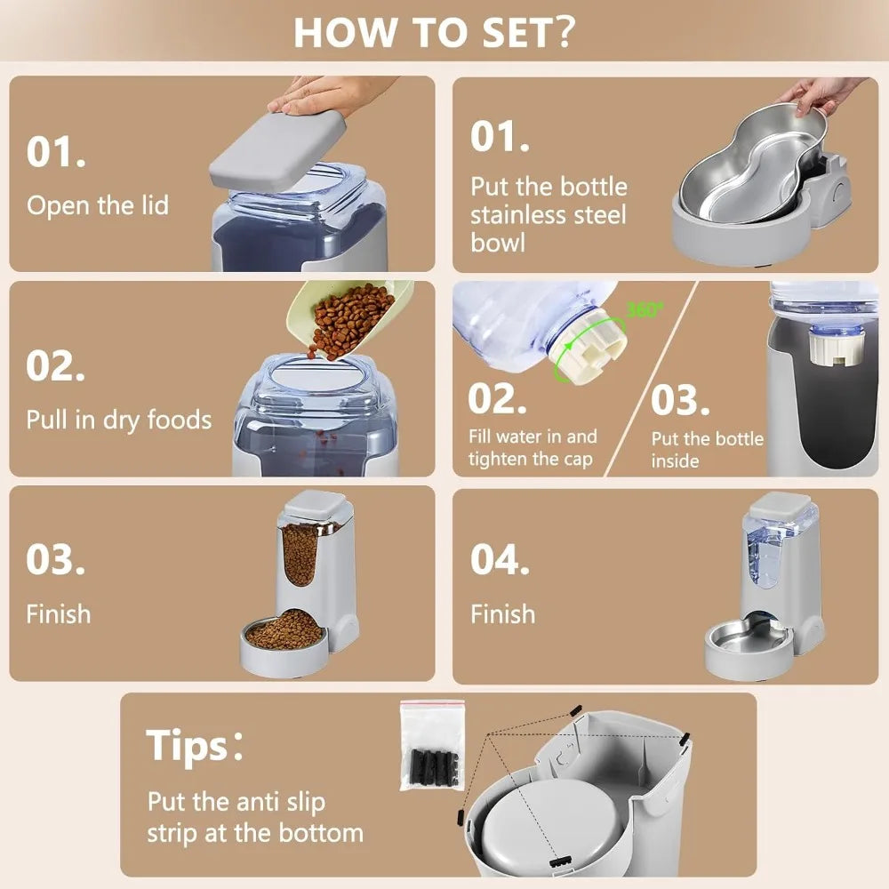 Automatic Feeder and Water Dispenser