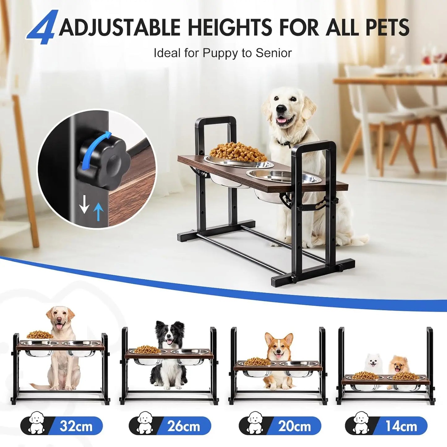 Raised Pet Bowl Stand