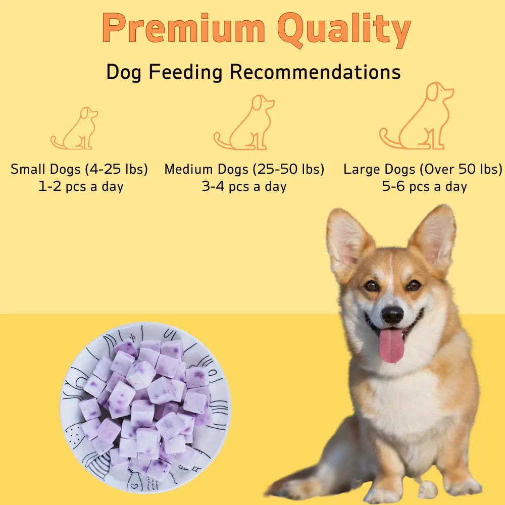 Fruit Yogurt Cubes Dog Treats