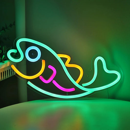 Fish Wall Neon Light