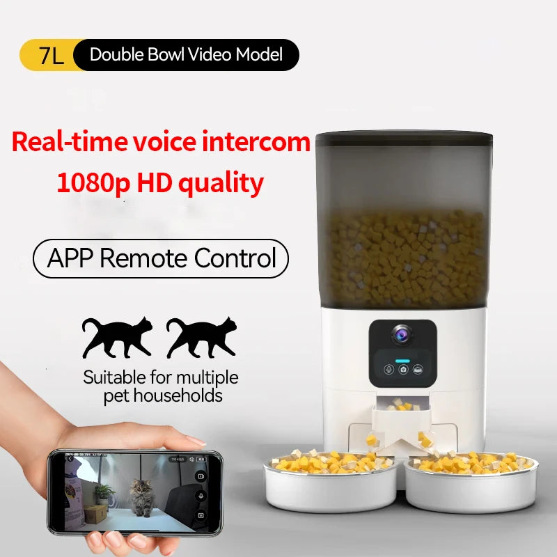 Automatic Feeder - cats 2 bowls